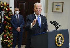 Events within and beyond Joe Biden’s control stymied progress on COVID-19 in his first year