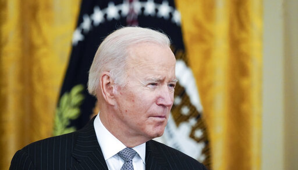 President Joe Biden speaks during a "cancer moonshot" event at the White House on Feb. 2, 2022. (AP)