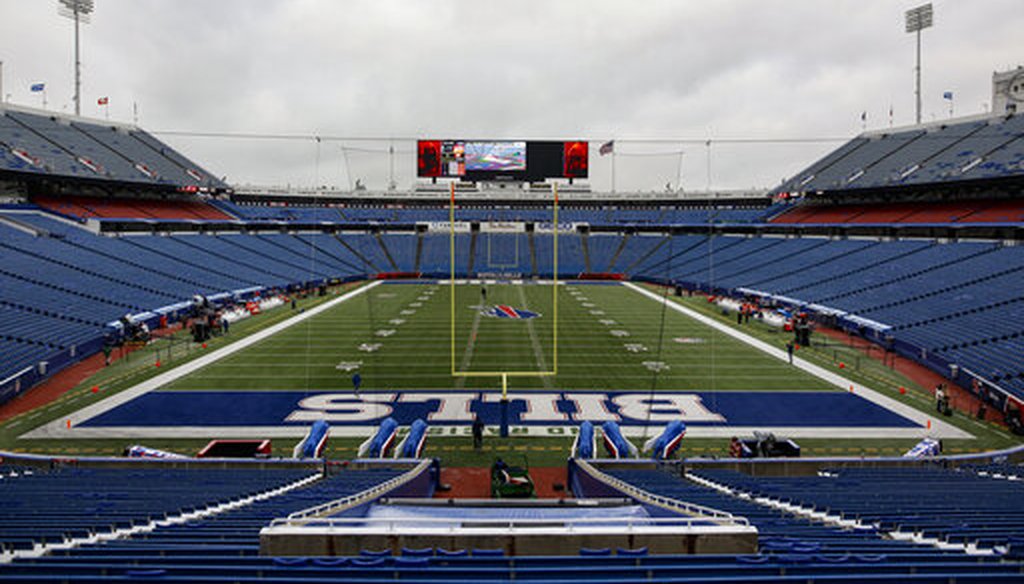 The Buffalo Bills' Highmark Stadium on Dec. 19, 2021. (AP)