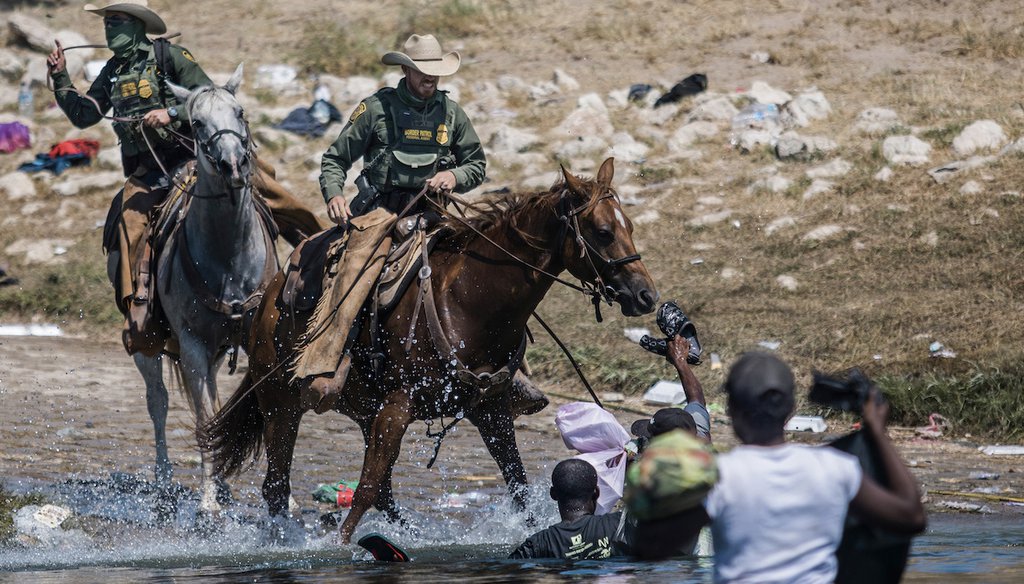 Border Patrol agents on horseback engaged in "unnecessary use of force" against Haitian immigrants on Sept. 19, 2021, but didn't whip any with their reins, according to a federal investigation of chaotic scenes along the Texas-Mexico border.