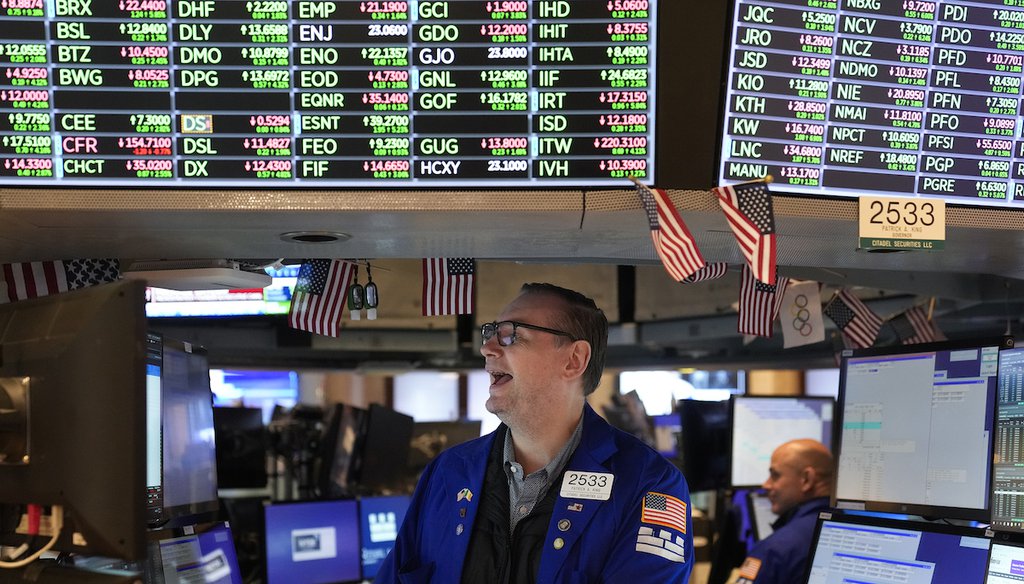 Traders work on the floor at the New York Stock Exchange on Nov. 10, 2022. (AP)