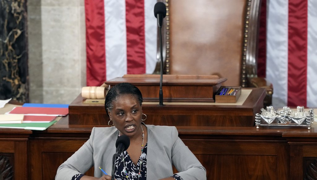 House reading clerk Tylease Alli calls the roll during the eighth round of voting for speaker on Jan. 5, 2023. (AP)