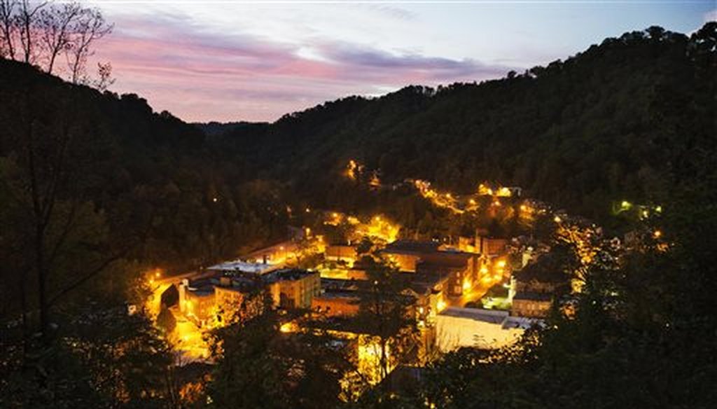 The town of Welch, W.Va., in McDowell County. (AP/David Goldman)