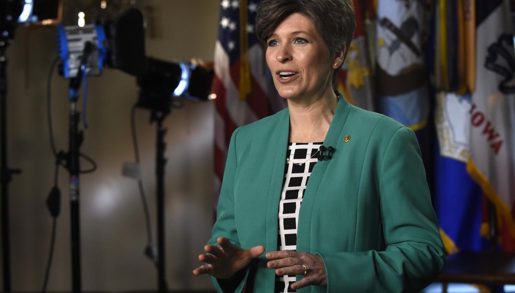 Sen. Joni Ernst, R-Iowa, gave the 2015 GOP rebuttal to the State of the Union.