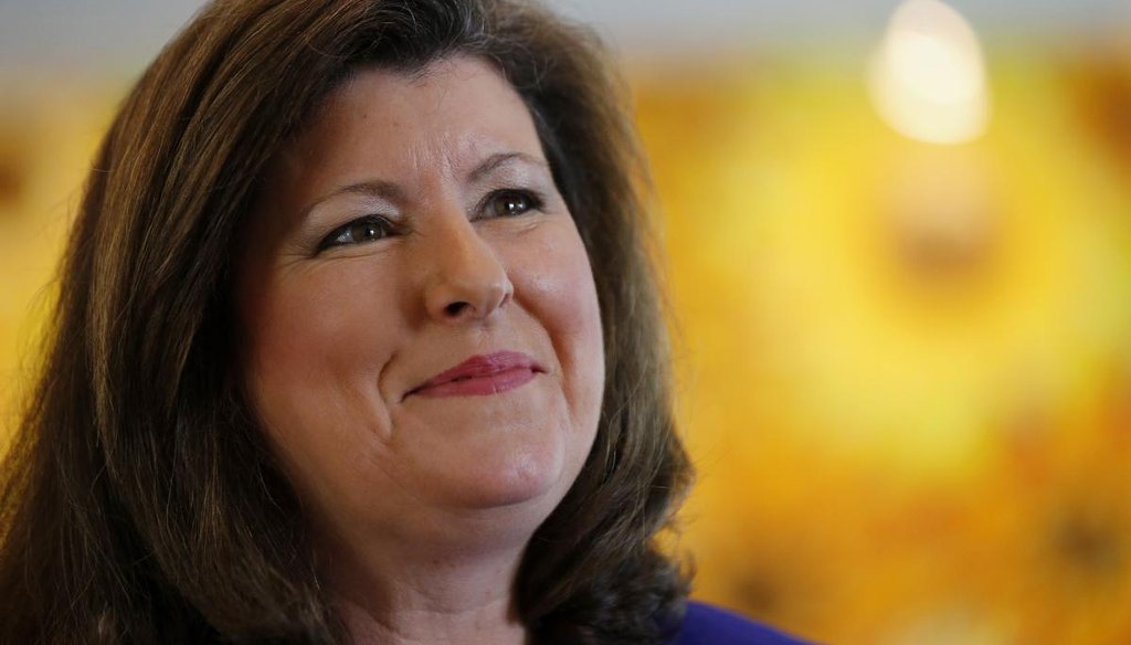 Karen Handel is one of 11 Republican candidates, five Democrats and two independents, running to succeed Health Secretary Tom Price's seat. (AP file photo) 