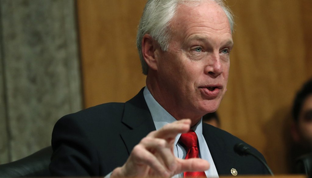 Sen. Ron Johnson said the United States is the only nation “that grants legal permanent residency to more than a million people per year.” (Associated Press)