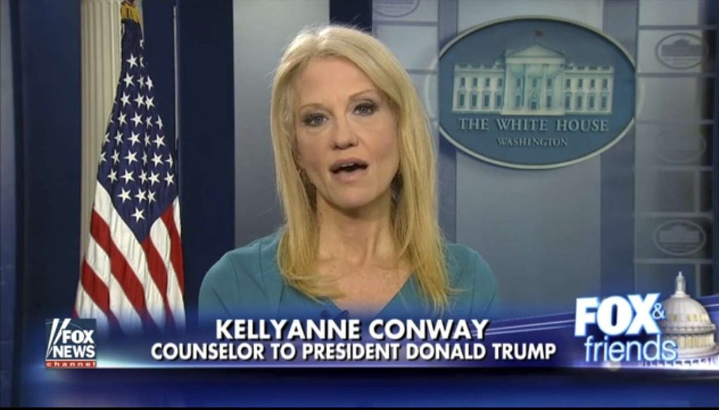 PolitiFact | What you need to know about Kellyanne Conway's endorsement ...