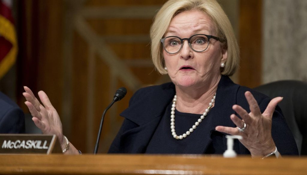 In this June 23, 2016, file photo, Sen. Claire McCaskill, D-Mo.speaks on Capitol Hill in Washington. (AP)