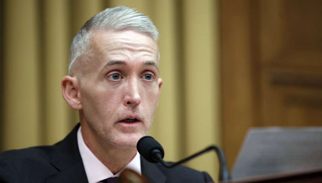 The headline on a recycled post that supported making U.S. Rep. Trey Gowdy, R-S.C., the new head of the FBI falsely said he had actually become the new director. (AP photo)