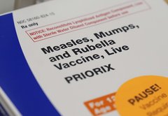 Why the measles, mumps and rubella vaccine is combined