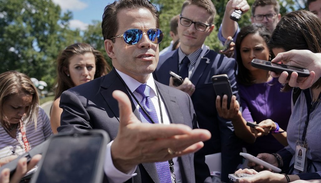 Anthony Scaramucci, communications director for President Donald Trump, caused a stir with comments he made about Trump's then-chief of staff, Wisconsinite Reince Priebus. (USA Today)