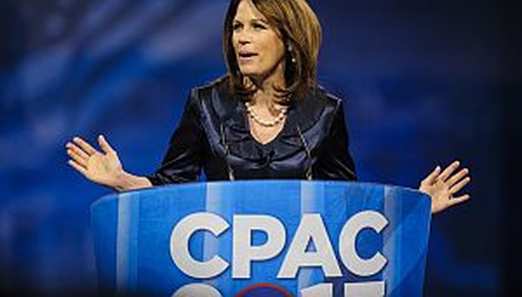 U.S. Rep. Michele Bachmann, R-Minn., spoke at CPAC on March 16, 2013.