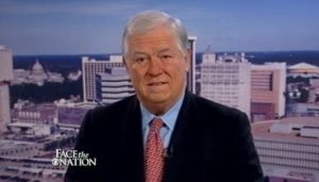 Mississippi Gov. Haley Barbour said on CBS' "Face the Nation" that President Barack Obama “had the biggest Democratic majorities in Congress since Lyndon Johnson.” We see if he's right.