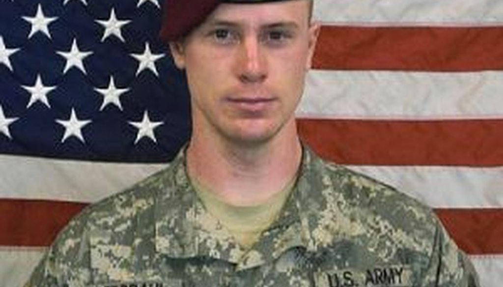 An undated image by the U.S. Army showing Sgt. Bowe Bergdahl, who was recently released after years of being held by the Taliban.