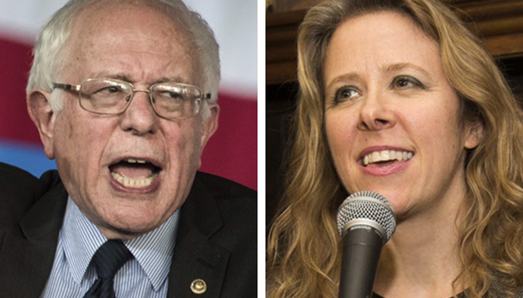 A Wisconsin pundit claims left-wing Bernie Sanders made a rape comment similar to one made by right-wing Rebecca Bradley. 