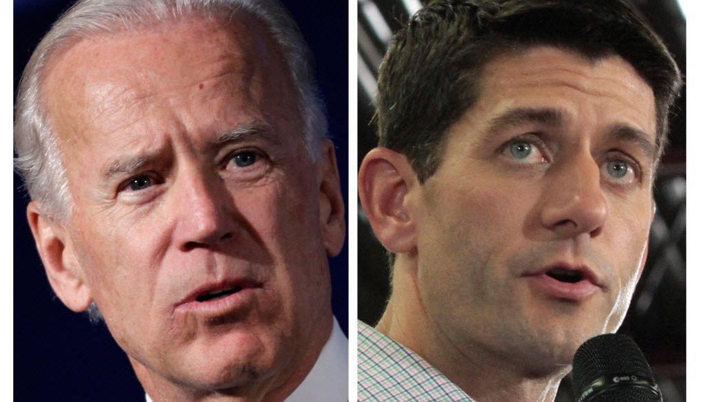 Vice President Joe Biden squares off Thursday in a debate with opponent Paul Ryan.