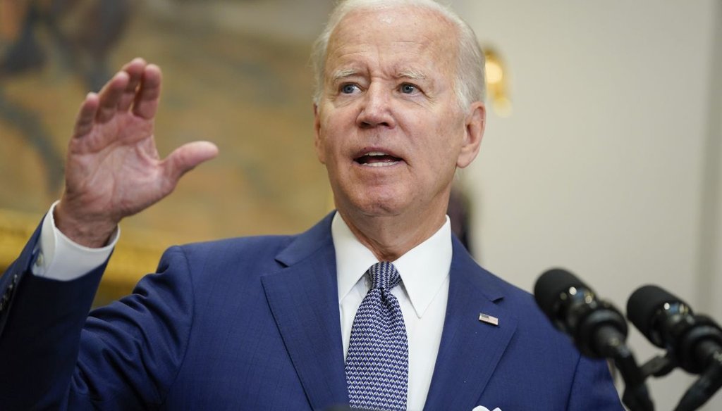 President Joe Biden speaks about abortion access during an event at the White House on July 8, 2022. (AP)