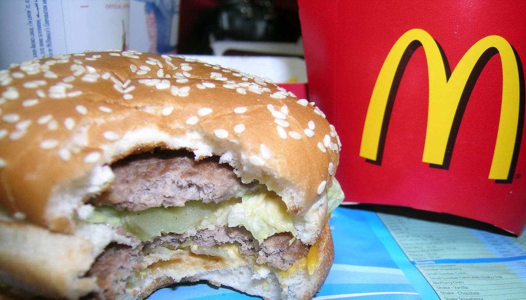 The conservation group Center for Western Priorities said you can lease an acre of federal land for less than the cost of this Big Mac (via Flickr Creative Commons)