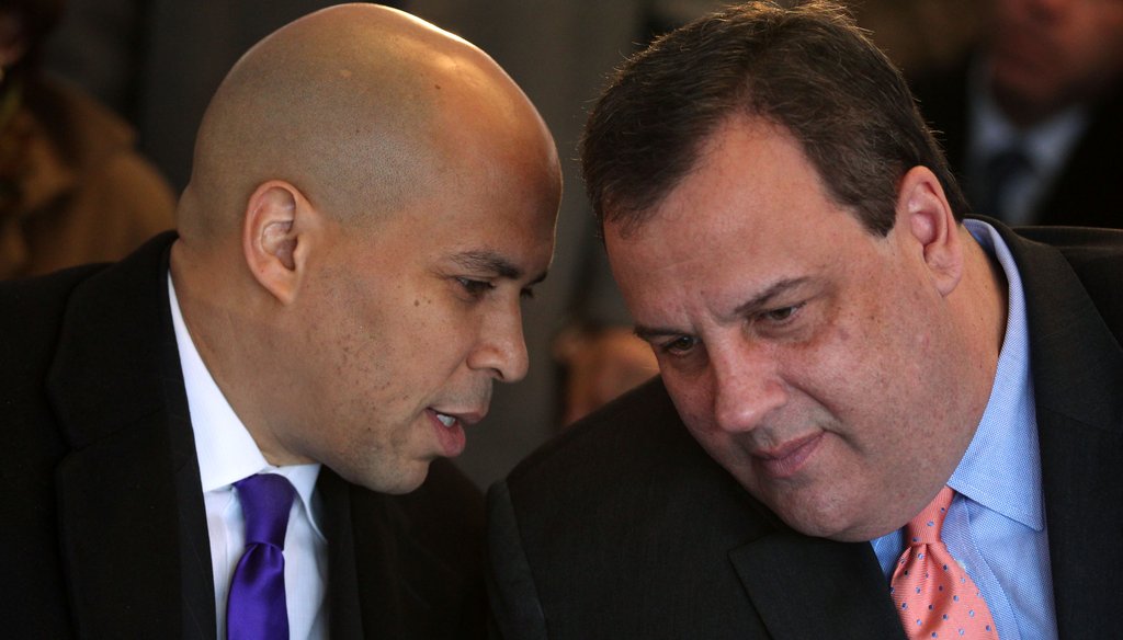 Cory Booker will not challenge Gov. Chris Christie for his office in 2013.