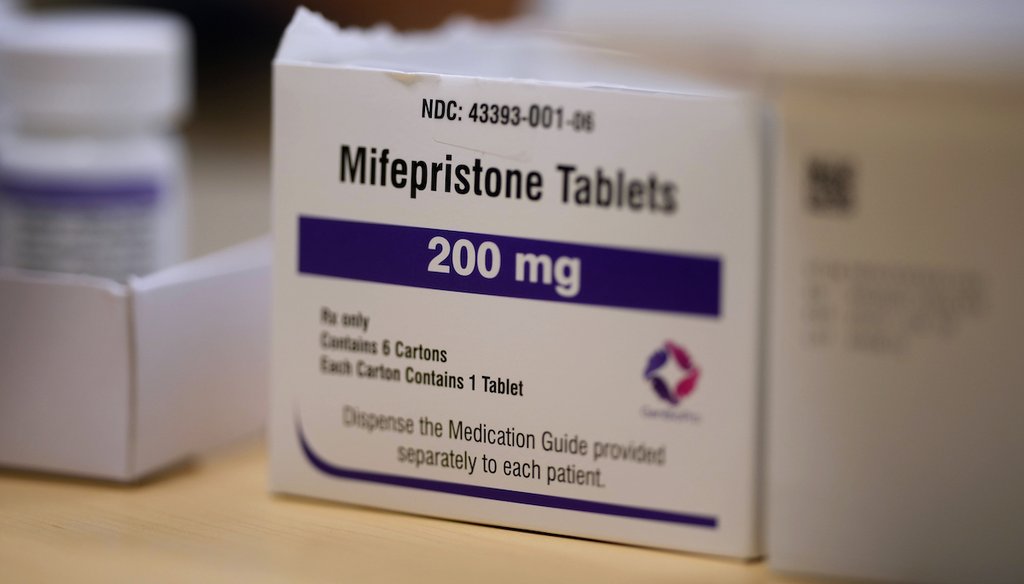 Mifepristone tablets are seen in a Planned Parenthood clinic on July 18, 2024. (AP)