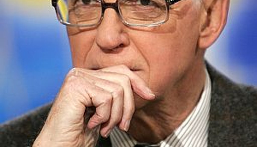 David Broder's columns in the late 1980s sparked more political fact-checking.