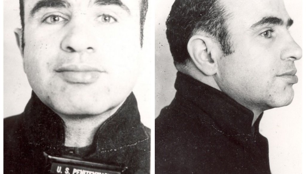 Chicago mobster Al Capone went to prison for not paying his taxes. (FBI)
