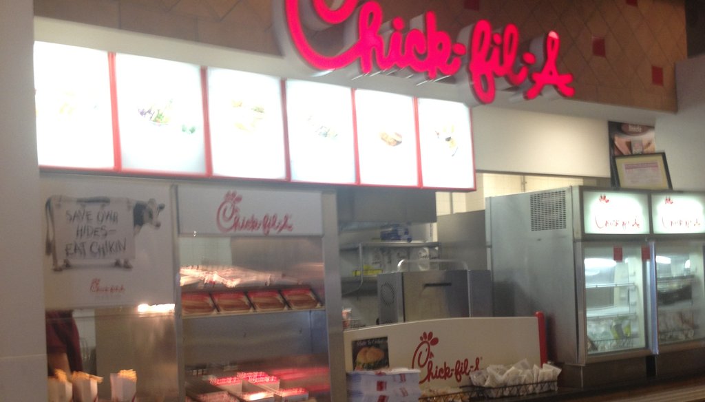 Emory University officials are considering closing this Chick-fil-A restaurant.