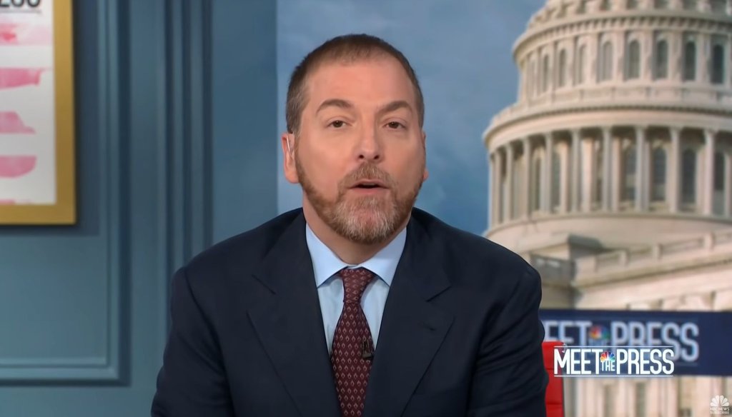 Chuck Todd, host of NBC's "Meet the Press," on March 7, 2021. (Screenshot)
