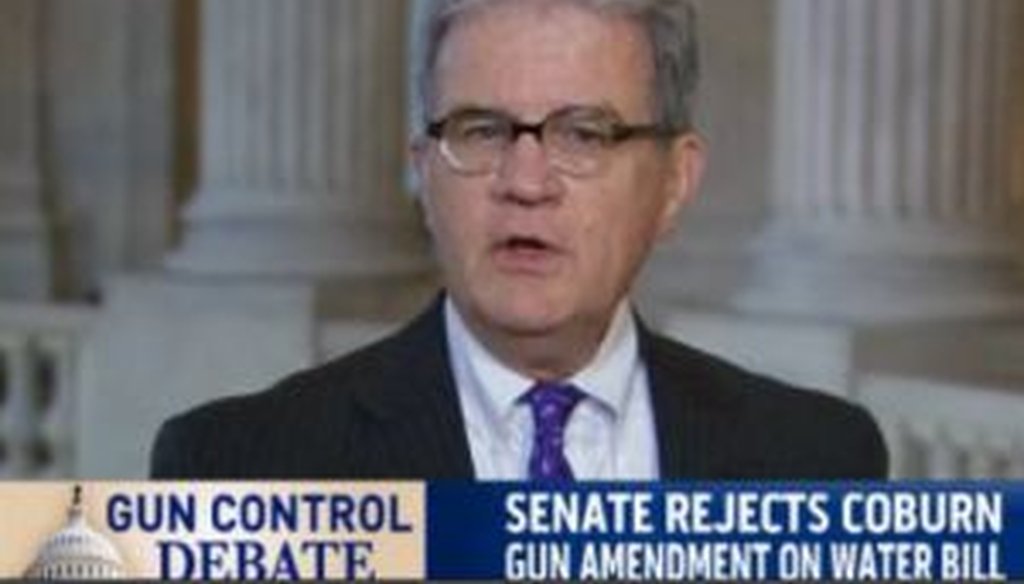 Sen. Tom Coburn, R-Okla., said on MSNBC's "Morning Joe" that violent crimes in national parks fell 85 percent after a gun ban was lifted in 2010. Is that correct?
