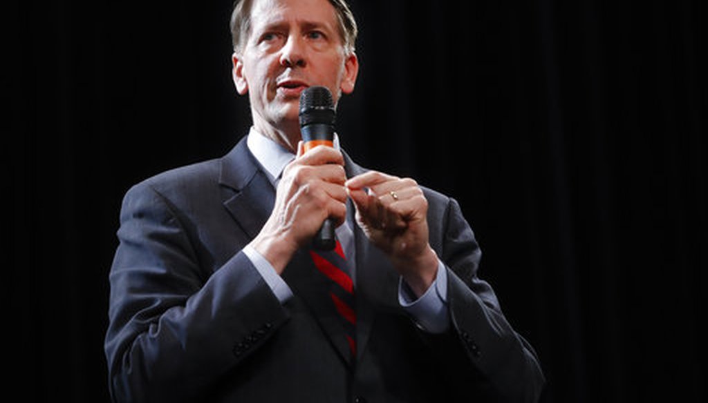 Richard Cordray is the Democratic candidate for governor in Ohio in 2018. (AP)