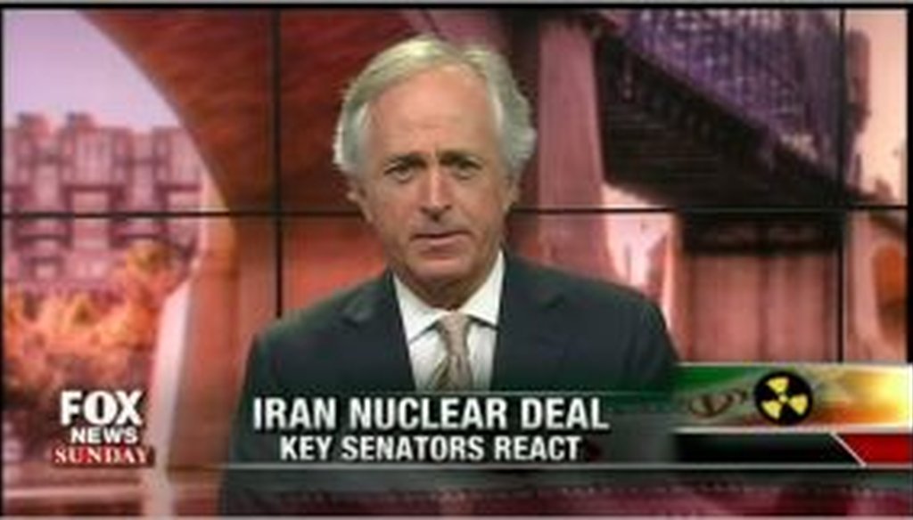 Sen. Bob Corker, R-Tenn., appears on Fox News Sunday