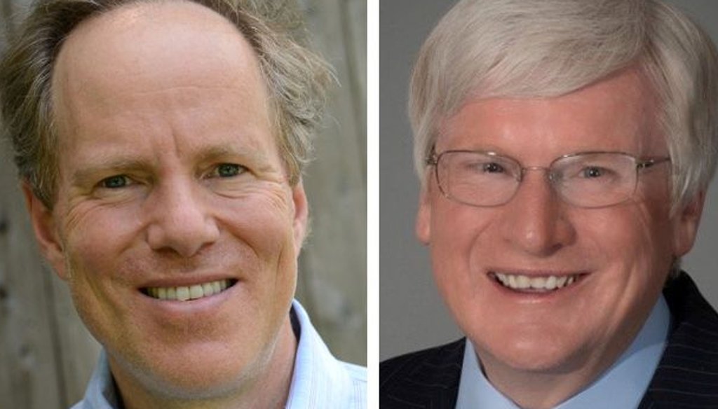 Democrat Dan Kohl (left), the nephew of former U.S. Sen. Herb Kohl, is running against two-term Republican U.S. Rep. Glenn Grothman.
