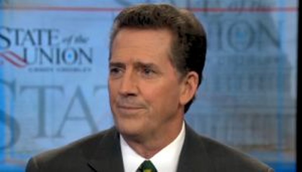Sen. Jim DeMint, R-S.C., appeared on CNN's "State of the Union with Candy Crowley." We checked a claim he made about federal revenues.