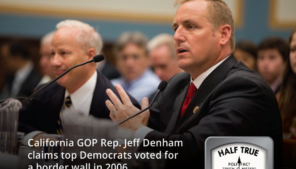 Rep. Jeff Denham, R-Calif., right, testifies on Capitol Hill in Washington, Tuesday, July 23, 2013, before the House Judiciary subcommittee on Immigration and Border Security hearing. AP file photo.