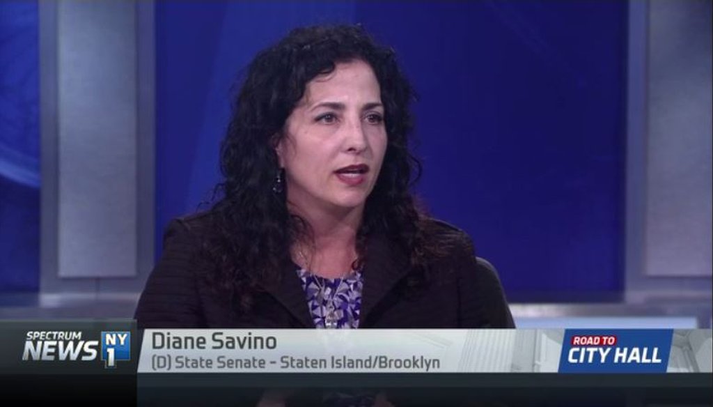 State Senator Diane Savino claimed stipends in the chamber have gone to committee vice chairs "for decades." (NY1 Interview)