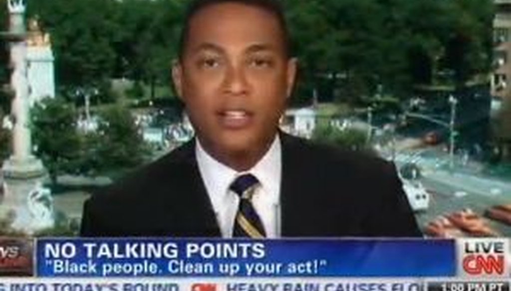 CNN anchor Don Lemon offered a commentary on race that went viral. We fact-checked a claim he made about out-of-wedlock births among African-Americans.