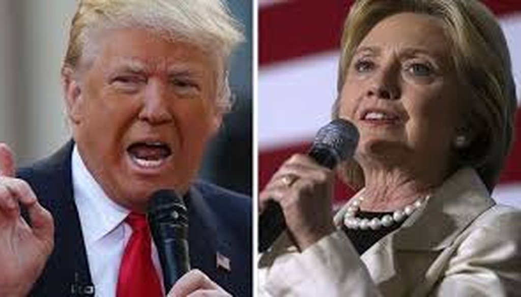 Republican presidential front runner Donald Trump's comments about NATO drew a rebuke from Hillary Clinton, the Democratic front runner. 