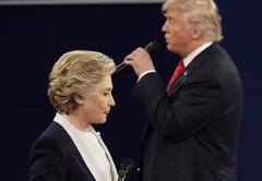 Clinton: Trump 'an absolute avalanche of falsehoods'