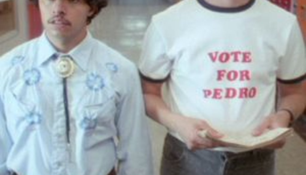 Sadly, unlike Napoleon Dynamite, Georgians cannot vote for Pedro
