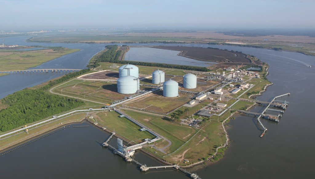 Elba Island natural gas terminal along the Savannah River. AJC file photo