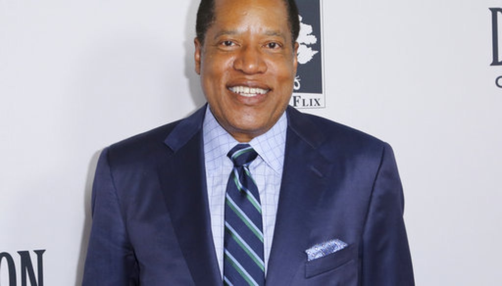 Larry Elder at the LA Premiere of "Death of a Nation" on Tuesday, July 31, 2018, in Los Angeles. (Sanjuan/AP)