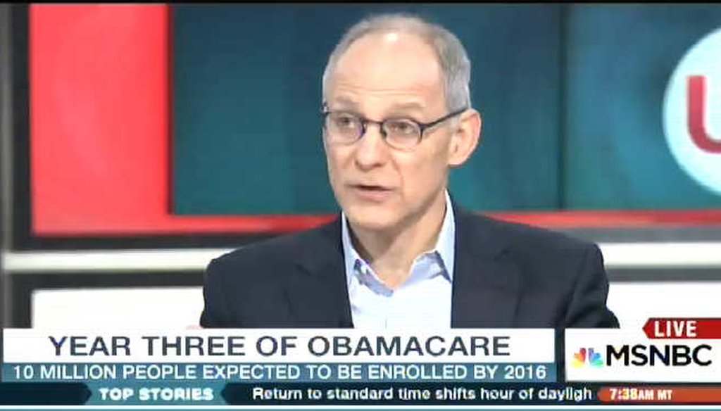 Zeke Emanuel argues that the ACA insurance co-ops have done no worse than the typical American start-up. (Screengrab)