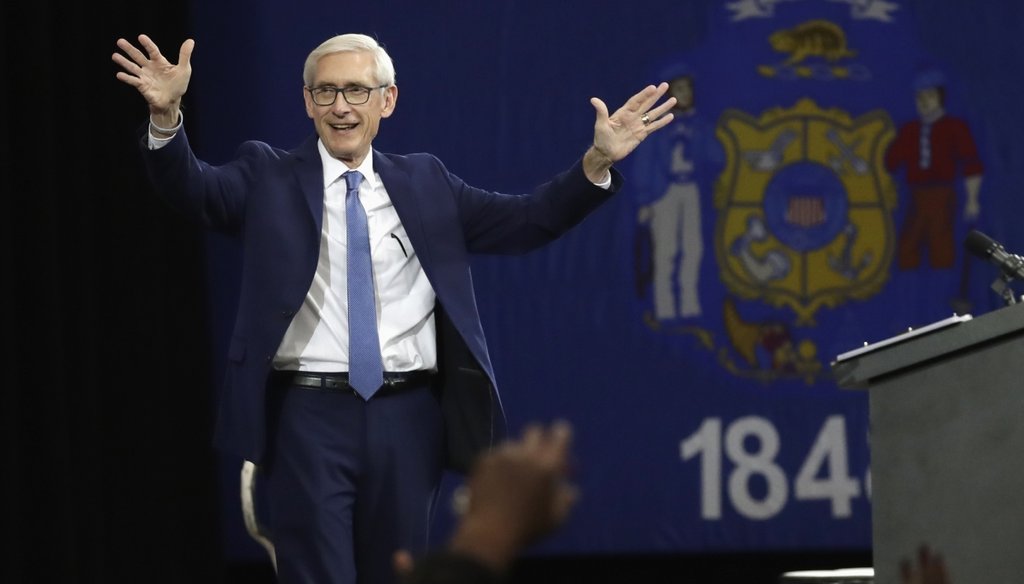 Gov. Tony Evers' budget makes progress on many campaign pledges. AP file photo