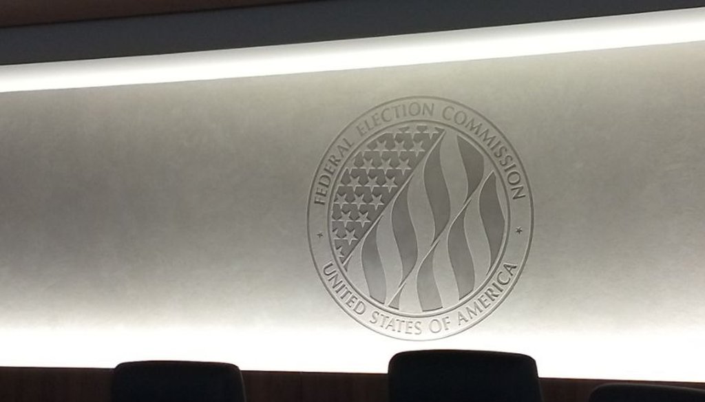 The room in Washington where the Federal Election Commission meets. (Louis Jacobson/PolitiFact)