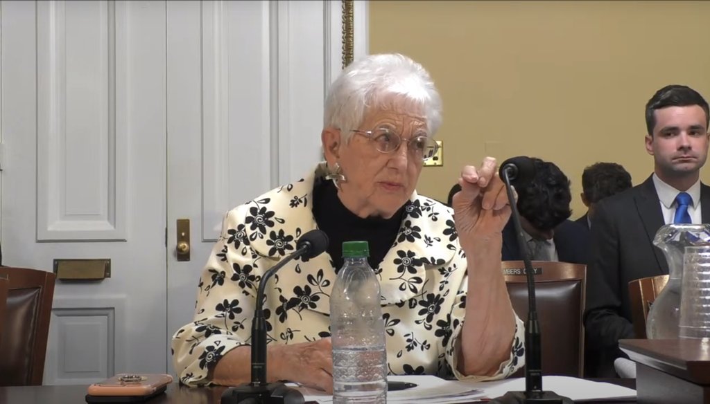 U.S. Rep. Virginia Foxx, R-N.C., speaks during a U.S. House Committee on Rules hearing on July 17, 2023. (Screenshot from YouTube)