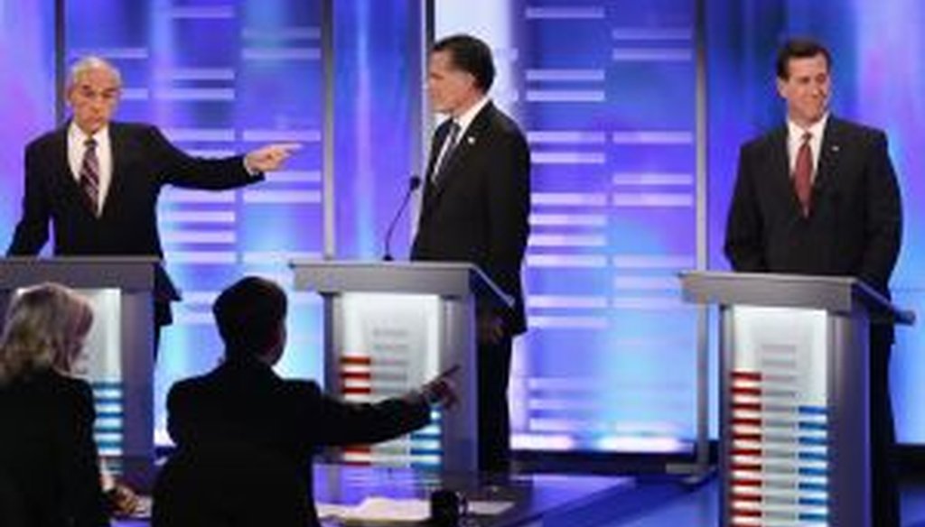 The candidates debate in New Hampshire.