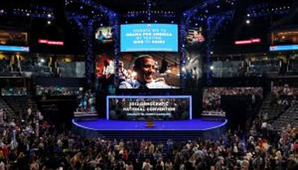 The Democratic National Convention opens in Charlotte, N.C.