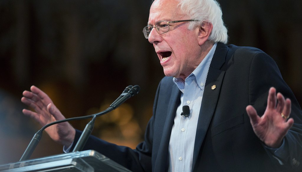 Democratic presidential candidate Senator Bernie Sanders, I-Vt., speaks to guests at an event sponsored by Institute of Politics at the University of Chicago on Sept. 28, 2015. (Getty Images)