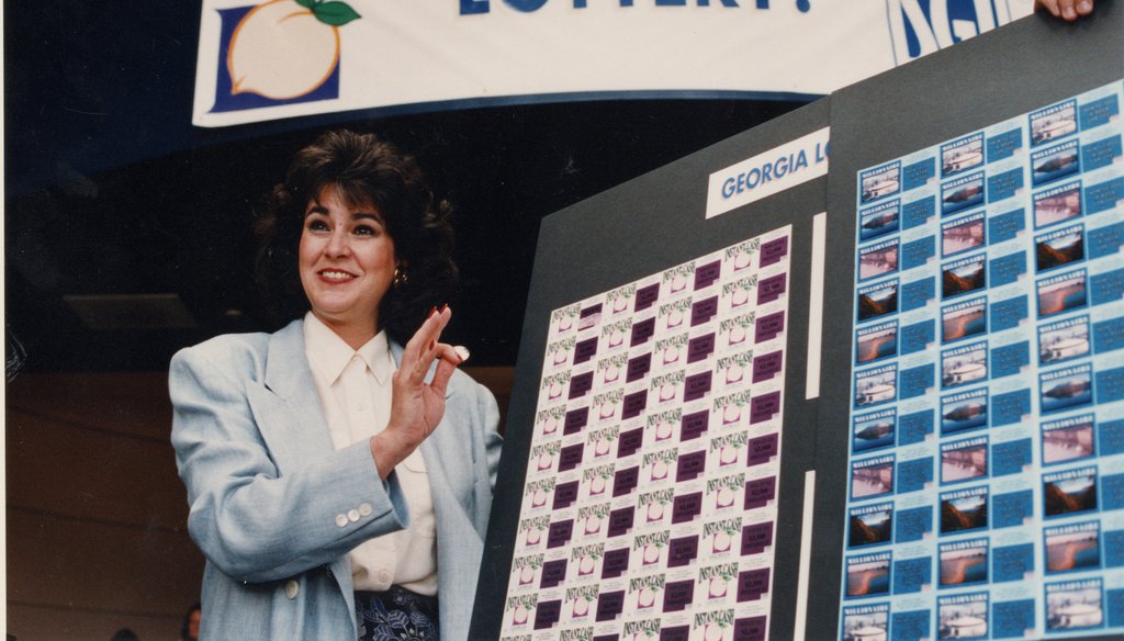 Remember when starting the Georgia Lottery was controversial? In 1993, Rebecca Paul, then the Lottery president, unveiled the new instant tickets.
