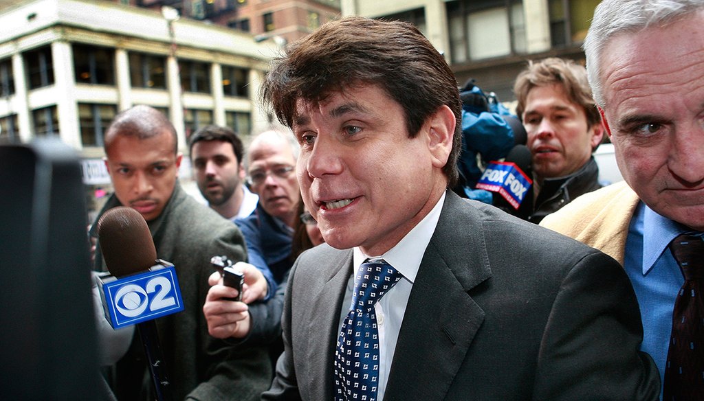  Former Illinois Governor Rod Blagojevich arrives at the Dirksen Federal building for a hearing April 21, 2009 in Chicago, Illinois. (Scott Olson/Getty Images)